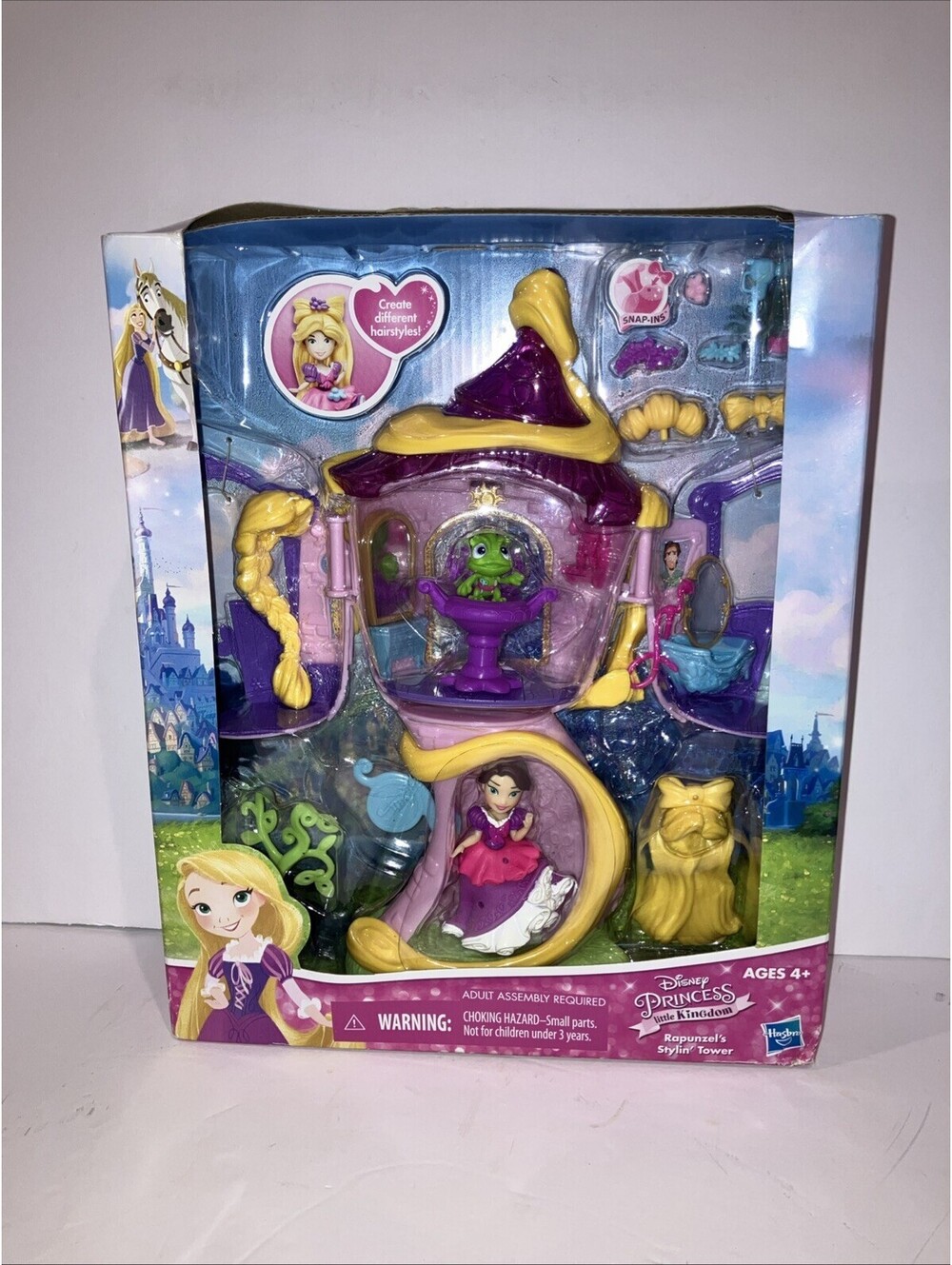 Disney Princess Little Kingdom Rapunzel's Stylin' Tower Pascal & Rapunzel Figure